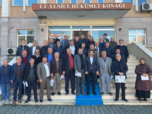 Bugün Fidan, Yarın Nefes Kampanyası Kapsamında Muhtarlarımıza Sertifika Dağıtımı Yapıldı
